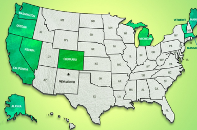 mappa cannabis legale Usa