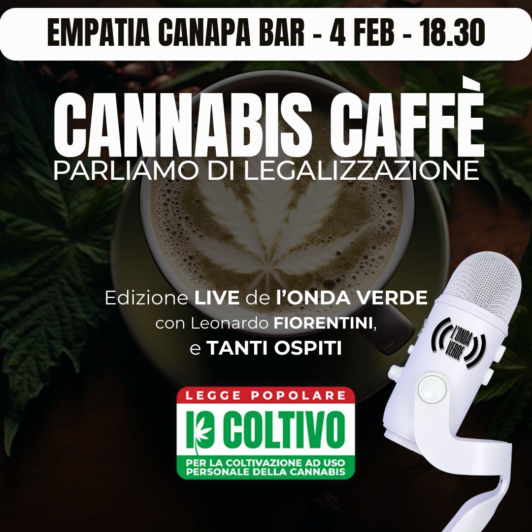 Ferrara cannabis caffè l'onda verde
